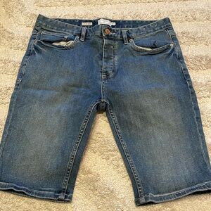 Topman denim shorts